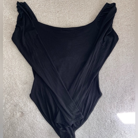 Bust A Move Ruched Long SleeveBodysuit - Picture 5 of 10